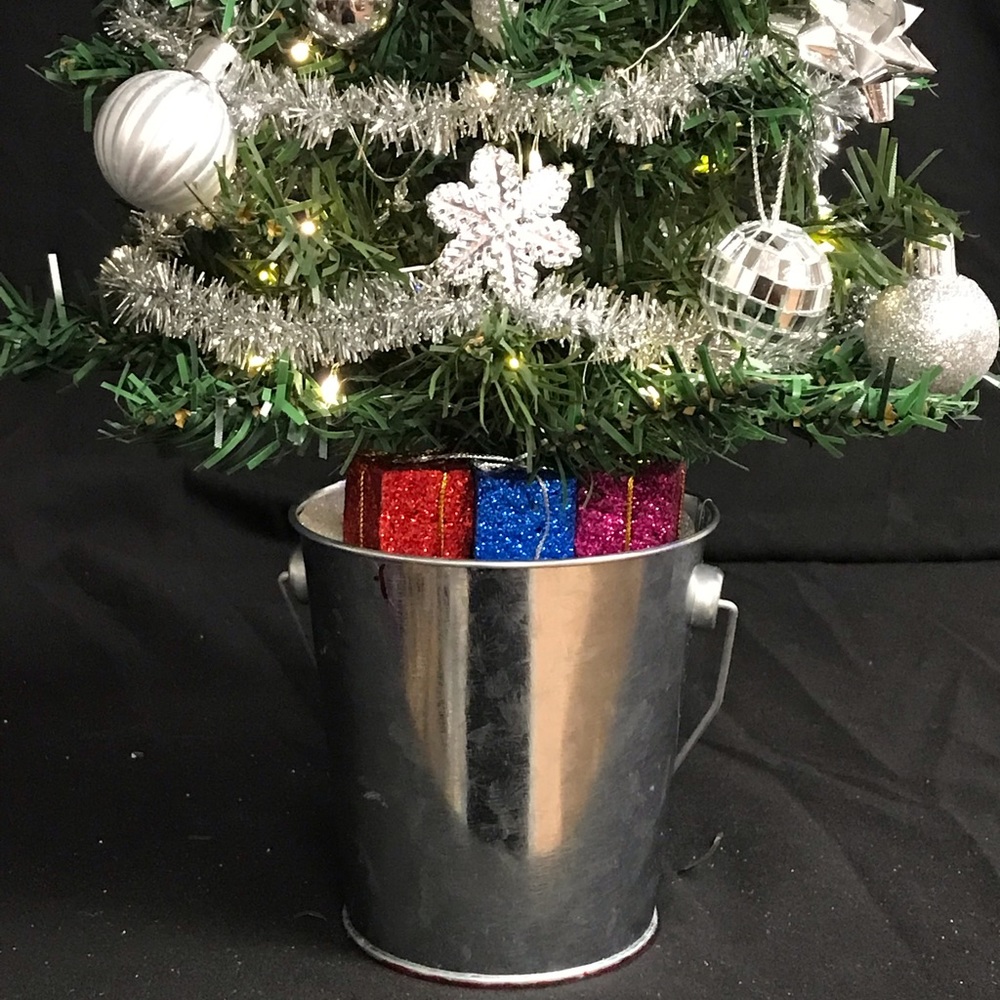 Table top Christmas tree 18” tall prelit and decorated!! - Picture 3 of 7